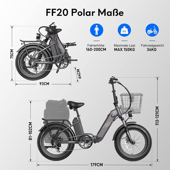 Велосипед Fafrees FF20 Polar Fatbike E-Bike 20