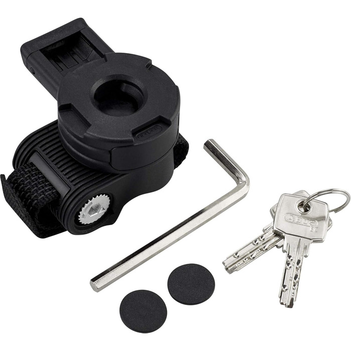 Замок ABUS Steel-O-Flex Phantom 8960, магнітний тримач, сталевий броньований трос, рівень безпеки 6, 85 см, чорний