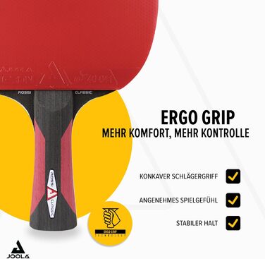 Настільний тенісний ракетка JOOLA ROSSKOPF Classic ITTF, для професіоналів та клубу, Compwood, губка 2,0 мм