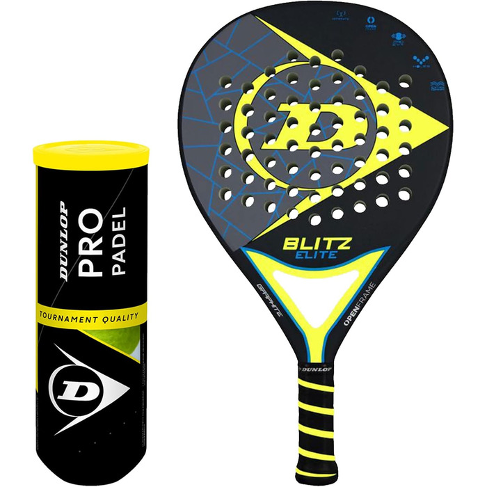 М'ячі для паделу Dunlop Pro, 4 трубки по 3 падел-м'ячі кожна, високоякісні м'ячі для падел-м'ячів, для гри з падельними м'ячами Champions, ідеально підходять для турнірів, виграшних ударів