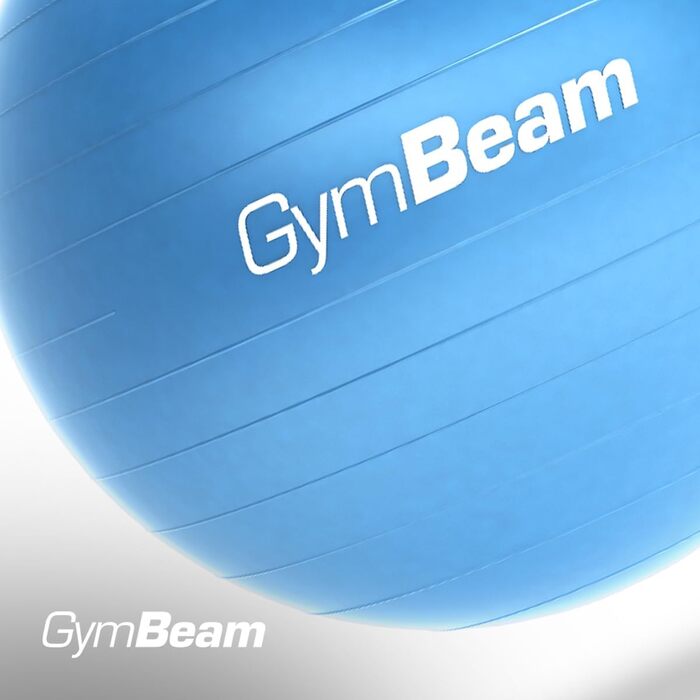 М'яч для вправ GymBeam 85 см з насосом синій