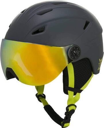 Шолом TECNOPRO Kids Pulse JR S2 Visor HS-016, сірий, розмір S