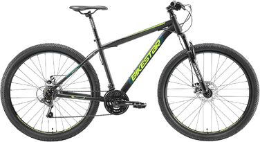 Гірський велосипед BIKESTAR Hardtail Shimano 21 швидкісна передача, дискове гальмо 26, шини 27.5, 29 дюймів 15 17 19-дюймова рама MTB Кадр 15 (Кадр 19', 29 чорний)