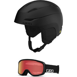 Гірськолижний шолом Giro Men's Ratio MIPS S (52 -55.5CM) матовий чорний / чорний Словесний знак