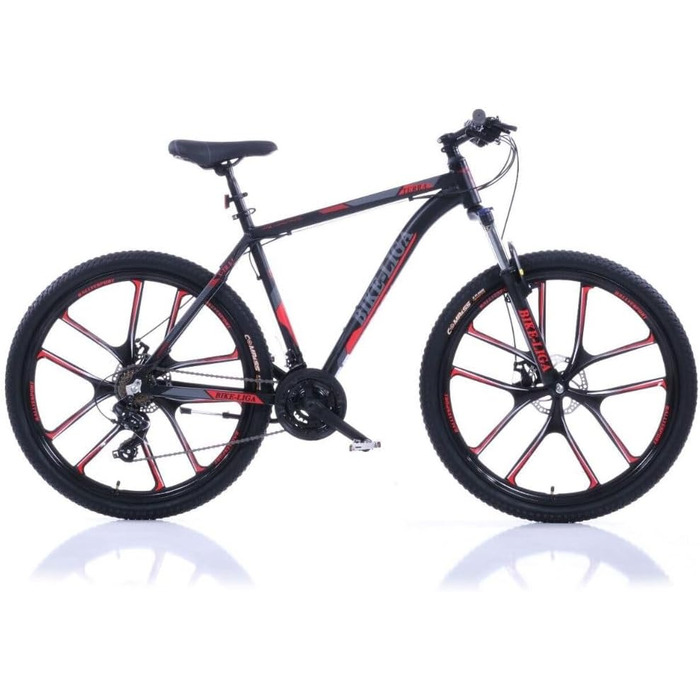 Гірський велосипед MTB Hardtail ALU Bike, 21 швидкість, Zoom 23 Cross (чорно-червоний, 20), 27,5