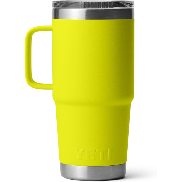 Термокружка YETI Rambler 591 мл, нержавіюча сталь, вакуумна ізоляція, кришка Stronghold, жовта