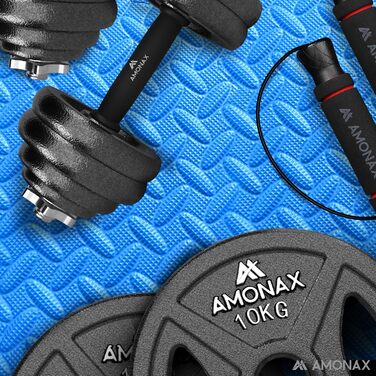 Захисний килимок-пазл Amonax для фітнесу, дитячий ігровий килимок із піни, підлогове покриття для спортзалу, басейну та гаража, для домашніх тренувань