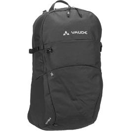 Рюкзак VAUDE Wizard 18+4 чорний, водовідштовхувальний туристичний рюкзак для жінок і чоловіків, зручна система перенесення, органайзер