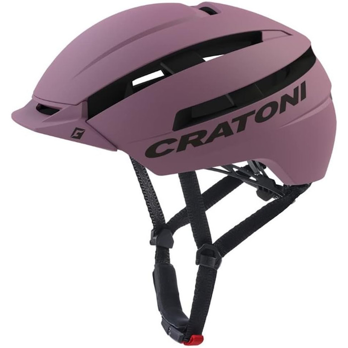 Велошолом Cratoni C-Loom 2.0 для міста та електровелосипеда, матовий, розмір M, колір сливовий
