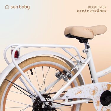 Велосипед Sun Baby Flower Bike 20, 6-шв. Shimano, для дівчинки 6-10 р.