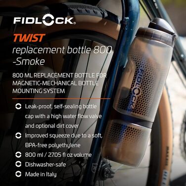 Пляшка для води Fidlock Twist 600 мл (без конектора, 800 мл)