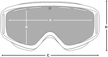 Окуляри Vermillon Cat 2, білі матові, гірськолижні, середні, унісекс