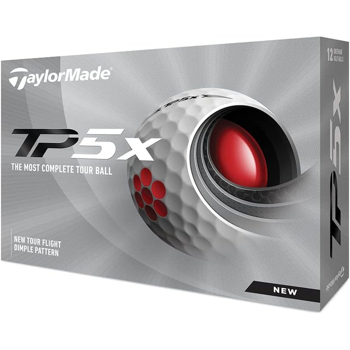 М'ячі для гольфу TaylorMade TP5 2021, білі