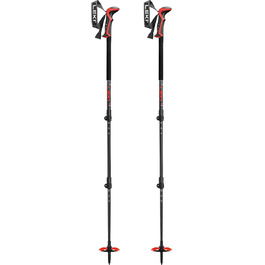 Лижні палиці LEKI Sherpa FX Carbon 110-150см антрацит-червоний