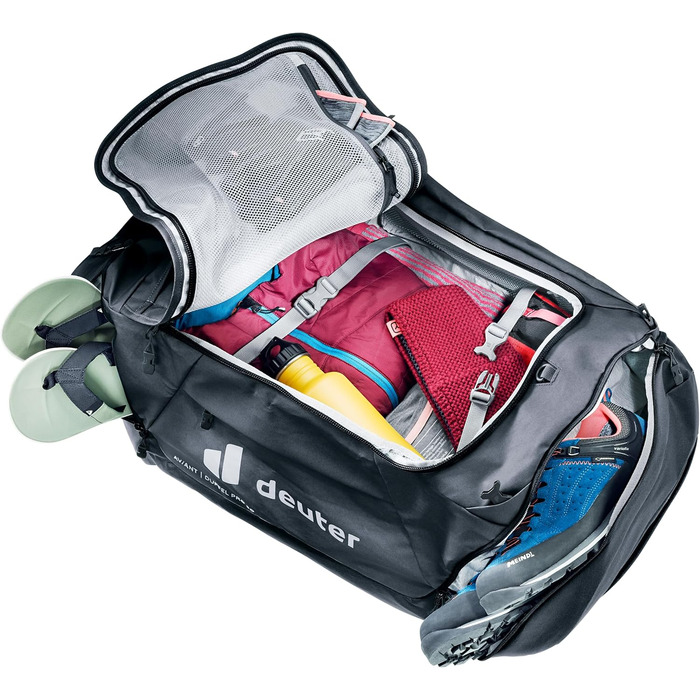 Спортивна сумка deuter AViANT Duffel Pro 90 Сумка дорожня чорна