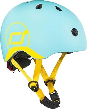Дитячий шолом Scoot and Ride з регульованими ремінцями, матовим покриттям, розмір XXS, LED-ліхтарем і флісовою підкладкою