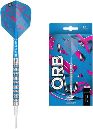 Набір дротиків TARGET Darts Orb, м'який наконечник, 80% вольфрам, 21 г