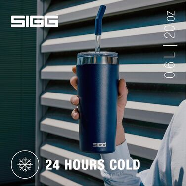 Кружка SIGG Helia 0,45/0,6 л зі скляною соломинкою та щіткою, без BPA