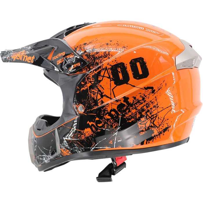 Дитячий та дорослий кросовий шолом для мотокросу, MTB, BMX, Downhill, оффроуд з окулярами і рукавицями