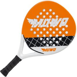 Ракетки MUWO Sevilla Salamanca Bilbao Padel для падл-тенісу. З ультрам'якою серцевиною Eva, рамою зі скловолокна та чохлом для перенесення, підходить для початківців та досвідчених гравців (Більбао)