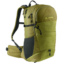 Туристичний рюкзак Vaude Wizard 30+4, водовідштовхувальний, для жінок і чоловіків, зручна спинка, органайзер, колір авокадо