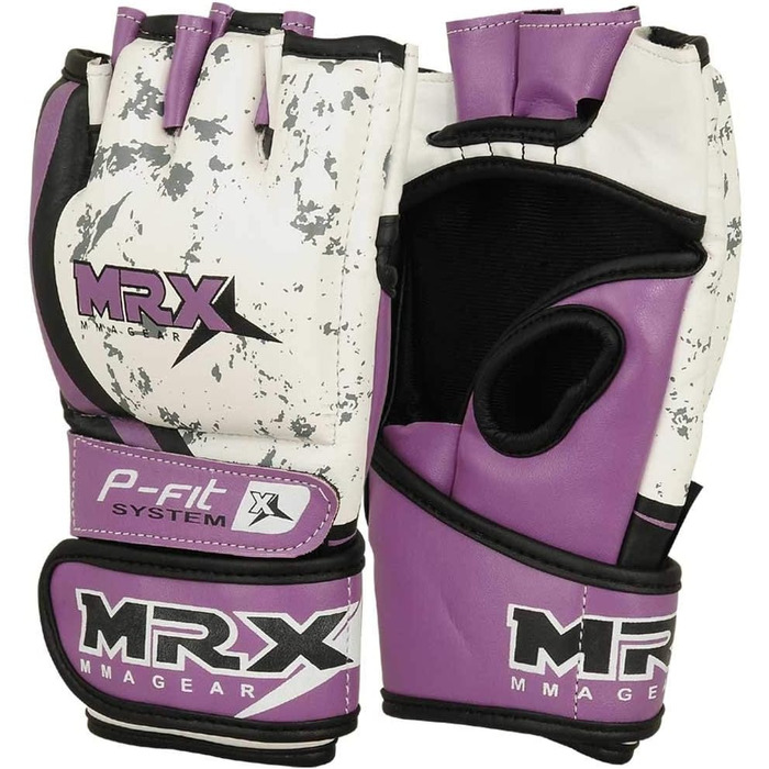 Жіночі рукавички для ММА та греплінгу MRX Boxing & Fitness, фіолетові, для тренувань і бою в клітці