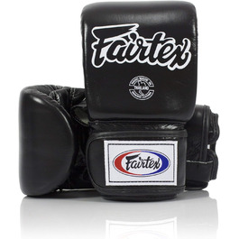 Рукавички Fairtex Муай Тай TGO3 TGT7, Колір Чорний, Червоний, Синій, Білий, Жовтий, Розмір Середній Великий Тренувальний і спаринговий мішок Боксерські рукавички для кікбоксингу, ММА K1 Black M