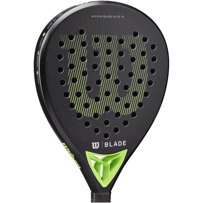 Ракетка Wilson Elite TX V2 Padel, унісекс, чорна, 2 EU