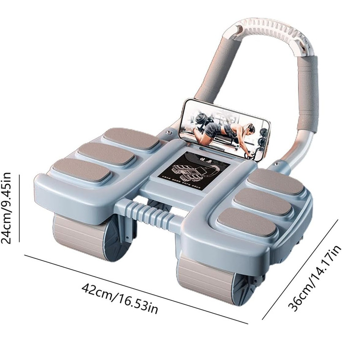 Валик для м'язів живота, колесо з відскоком, тренажер для дому