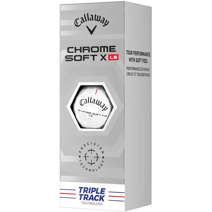 М'ячі для гольфу Callaway Chrome Soft X LS 2022