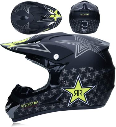 Дитячий мотокросовий шолом для мотоцикла, велосипеда, BMX, ATV, ендуро, оффроуд, захисний шолом для дітей та підлітків