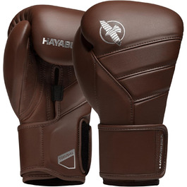 Боксерські рукавички Hayabusa T3 Kanpeki, шкіряні, волоський горіх, 14 унцій