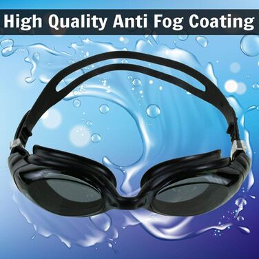 Плавальні окуляри Water Gear Vapor з димчатими лінзами для басейну