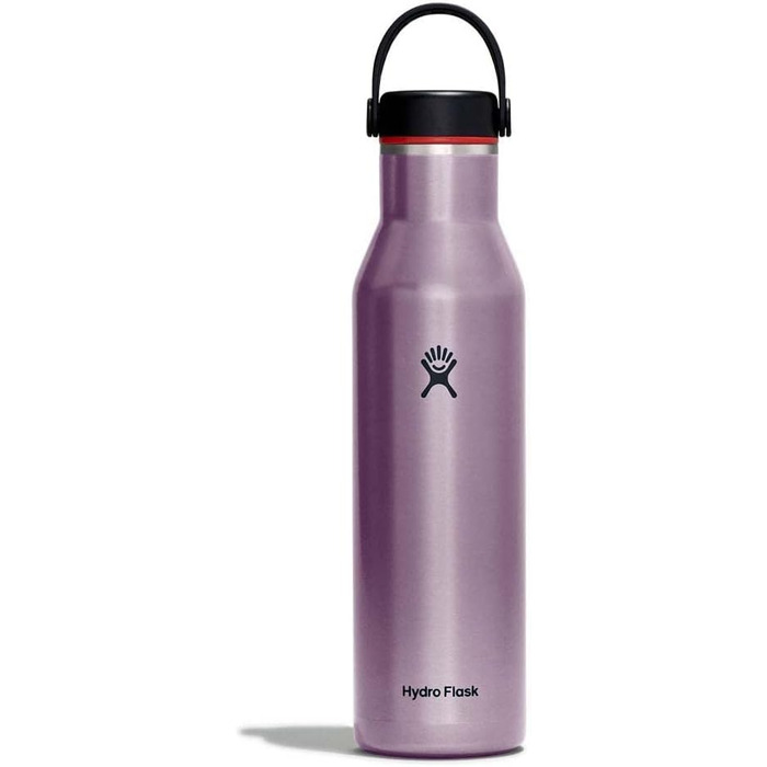 Гідрофляга Hydro Flask Trail Series 621 мл, вакуумна термопляшка з нержавіючої сталі, аметист, легка, BPA-free, герметична кришка, стандартне горло
