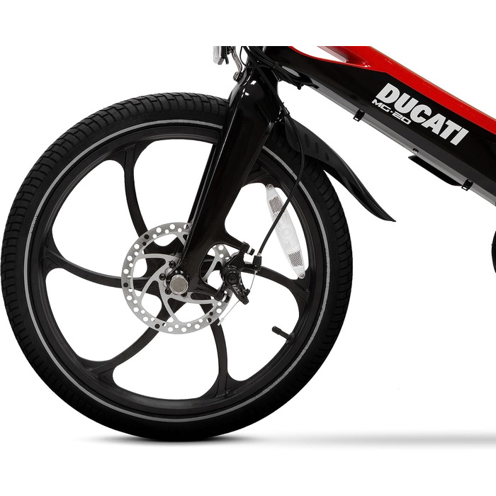 Електровелосипед DUCATI MG20, червоний, 20', унісекс, One size