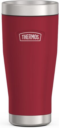 Термокружка Thermos ICON 470 мл, червона, нержавіюча сталь, ізольована, для кави, тримає тепло 7 годин, холод 22 години, герметична, BPA-free, можна мити в посудомийці