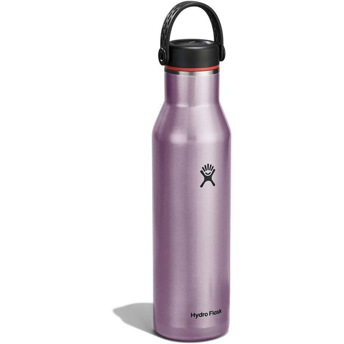 Гідрофляга Hydro Flask Trail Series 621 мл, вакуумна термопляшка з нержавіючої сталі, аметист, легка, BPA-free, герметична кришка, стандартне горло