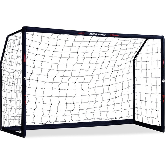 Футбольні ворота для саду 180/240/300 з Goal Wall (300 Black)