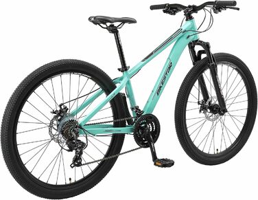 Алюмінієвий гірський велосипед BIKESTAR Hardtail Shimano 21 швидкісна передача, дискове гальмо 27,5 дюймові шини 14, 16, 18 дюймова рама Alu MTB СПРОБУЙТЕ БЕЗ РИЗИКУ 16-дюймовий кадр (14-дюймовий кадр, м'ята)