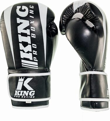 Боксерські рукавички King PRO Boxing Revo 1, чорні, 14 Oz