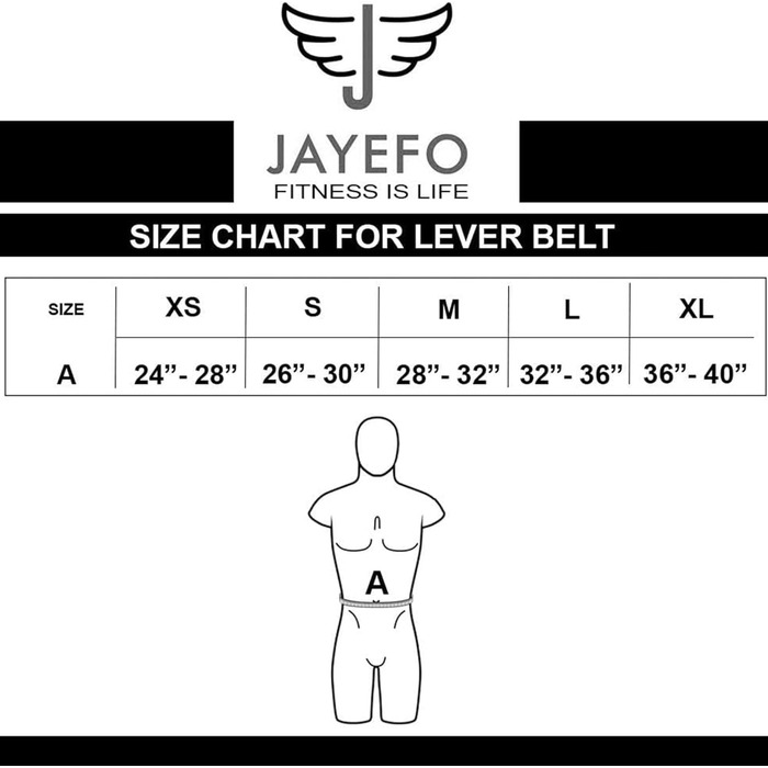 Шлейф JAYEFO 4x10 мм шкіра, пряжка IPF для пауерліфтингу