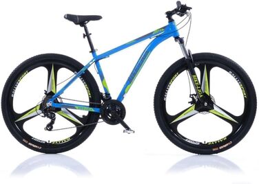 Гірський велосипед Corelli 29 MTB Hardtail ALU Terra-X.TR модель, 21 швидкість, гальмо ДИСК, NECO NEW (блакитний океан, 18)