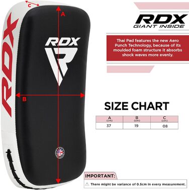 Білий ударний щит RDX для боксу та єдиноборств, 1 шт.