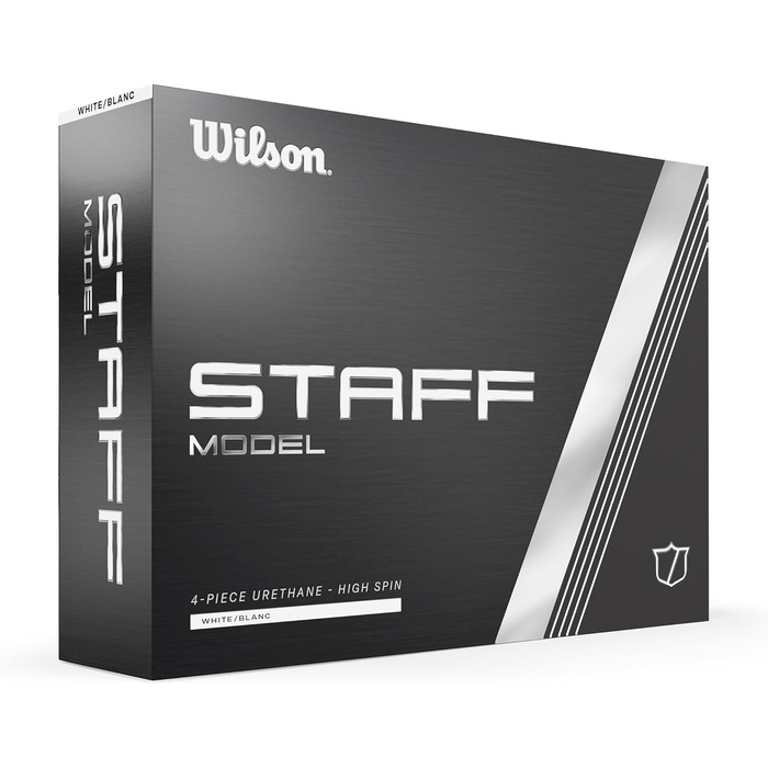 М'яч Wilson Staff Model, білий, унісекс для дорослих