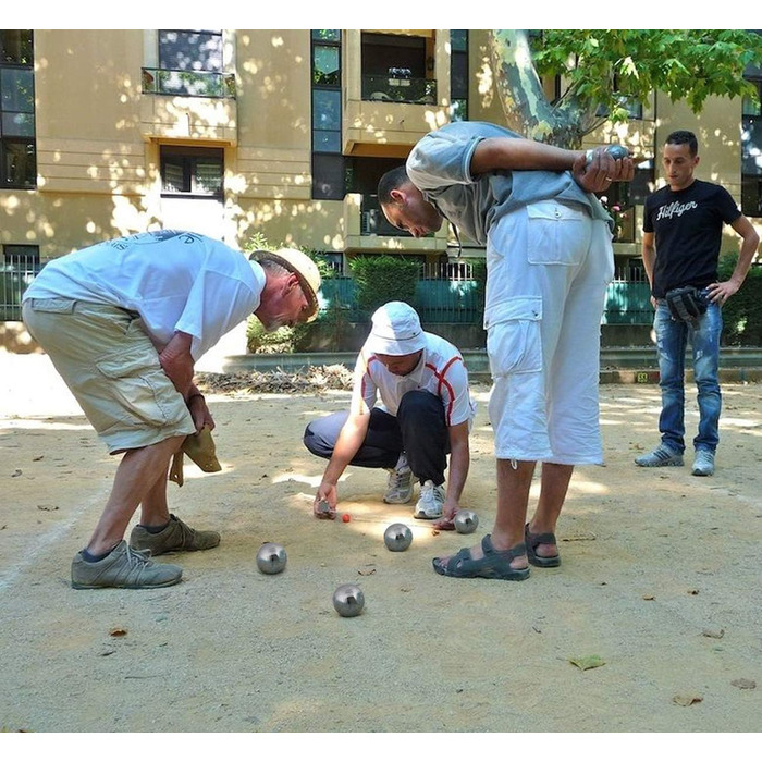 Набір Boule 8 м'ячів Boccia, 2 дерев'яні, аксесуари, сумка для перенесення