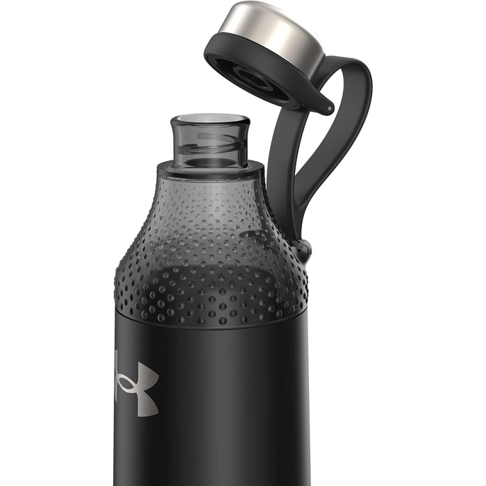 Пляшка для води Under Armour Infinity 650 мл, сатинова чорна, спортивна, 22oz