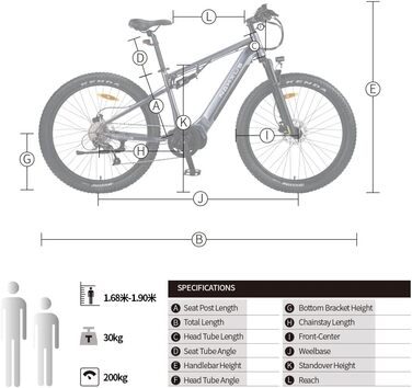 Електровелосипед  27M201 E-Bike 27.5 Fat Tire, 9-швидкісний, запас ходу 150 км