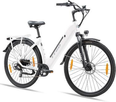 Акумулятор ZIMONDA E-Bike 250Вт 468Втгод 7 передач 25км/год до 100км білий