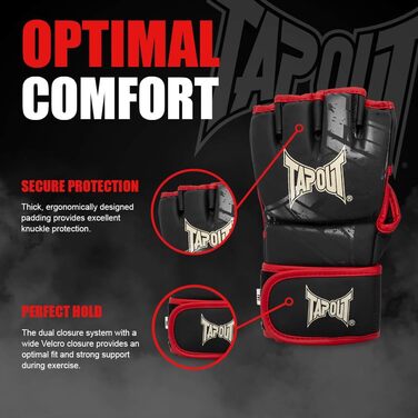 Рукавички для MMA Tapout Crafton Combat XL, шкіряні, для змішаних єдиноборств