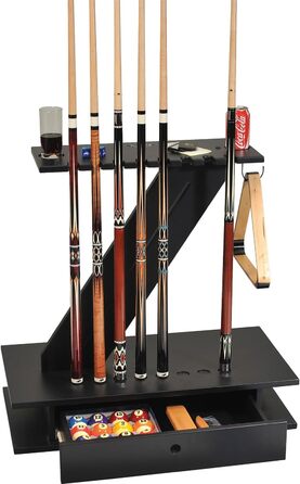 Стійка для більярдних київ Buffalo Queue Stand Z, на 8 київ, чорна